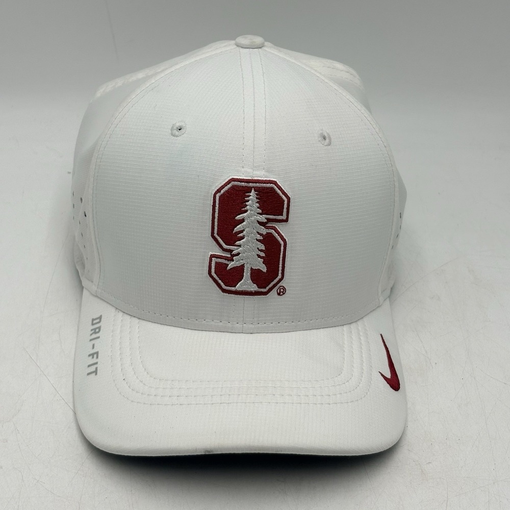 Stanford Cardinal Football Nike Dri-Fit Classics Men's M/L Fitted Hat Cap Vents